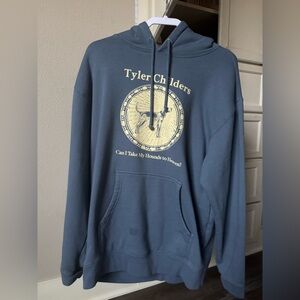 Blue Graphic Hoodie